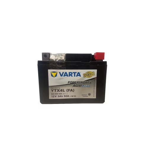 AKUMULATOR VARTA AGM YTX4L (FA) 12V 3AH 50A AKUMULATOR VARTA AGM YTX4L (FA) 12V 3AH 50A