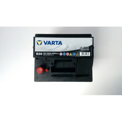 AKUMULATOR VARTA BLACK 45AH 400A LEWY+ AKUMULATOR VARTA BLACK 45AH 400A LEWY+