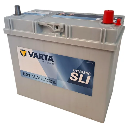 AKUMULATOR VARTA BLUE 45AH 330A PRAWY+ (JAP) (CIENKI)