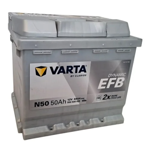 AKUMULATOR VARTA BLUE EFB 50AH 550A