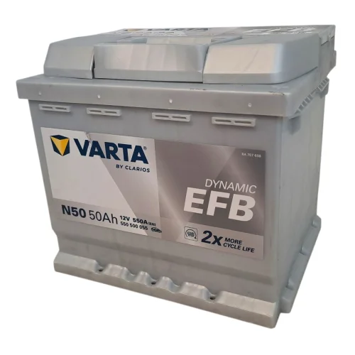 AKUMULATOR VARTA BLUE EFB 50AH 550A