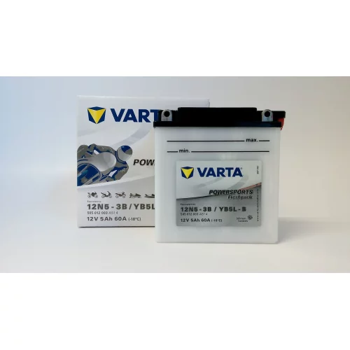 AKUMULATOR VARTA MOTOCYKLOWY 12N5-3B/YB5L-B 12V 5AH 60A