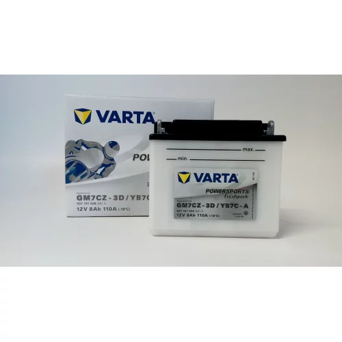 AKUMULATOR VARTA MOTOCYKLOWY YB7C-A 12V 8AH 110A