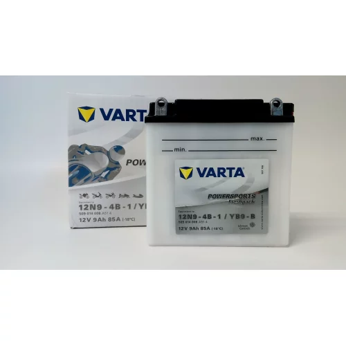 AKUMULATOR VARTA MOTOCYKLOWY YB9-B/12N9-4B-1 12V 9AH 85A
