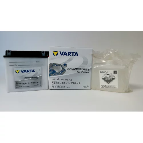 AKUMULATOR VARTA MOTOCYKLOWY YB9-B/12N9-4B-1 12V 9AH 85A