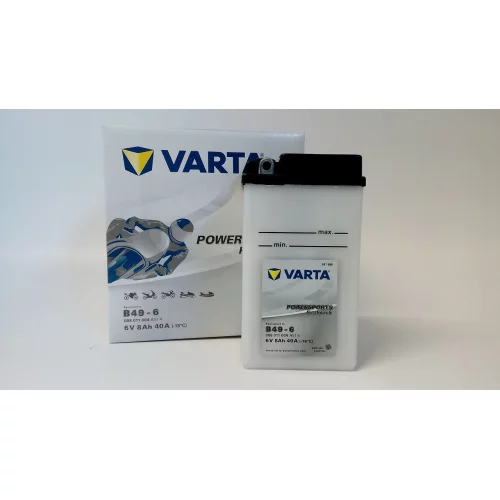 AKUMULATOR VARTA MOTOCYKLOWY B49-6 6V 8AH 40A