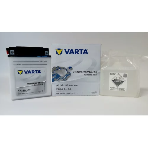 AKUMULATOR VARTA MOTOCYKLOWY YB14A-A2 12V 14AH 190A