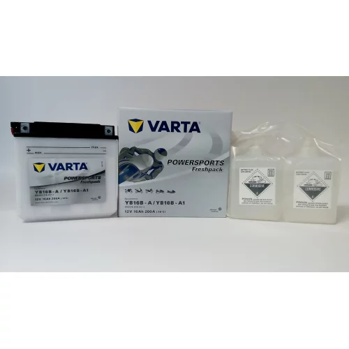 AKUMULATOR VARTA MOTOCYKLOWY YB16B-A1 12V 16AH 200A