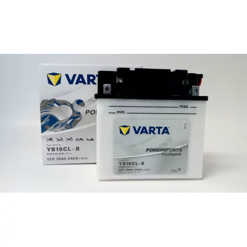 AKUMULATOR VARTA MOTOCYKLOWY YB16CL-B 12V 19AH 240A AKUMULATOR VARTA MOTOCYKLOWY YB16CL-B 12V 19AH 240A