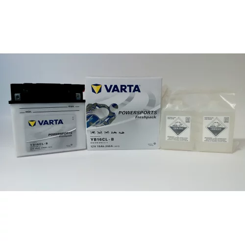 AKUMULATOR VARTA MOTOCYKLOWY YB16CL-B 12V 19AH 240A AKUMULATOR VARTA MOTOCYKLOWY YB16CL-B 12V 19AH 240A