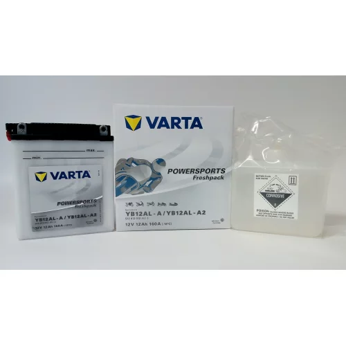 AKUMULATOR VARTA MOTOCYKLOWY YB12AL-A2 12V 12AH 160A