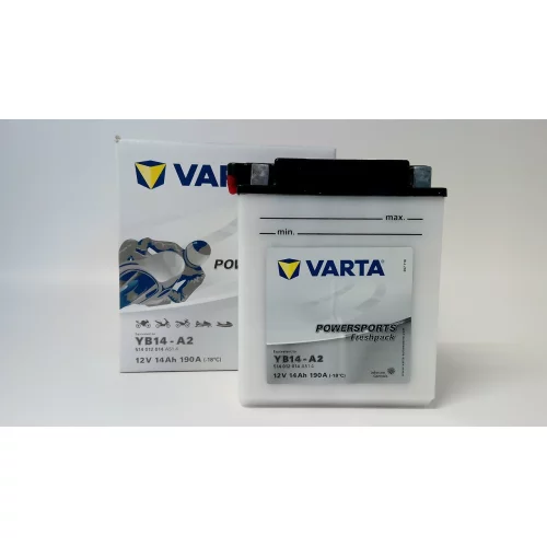 AKUMULATOR VARTA MOTOCYKLOWY YB14-A2 12V 14AH 190A