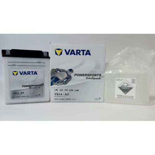 AKUMULATOR VARTA MOTOCYKLOWY YB14-A2 12V 14AH 190A