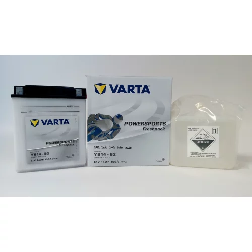 AKUMULATOR VARTA MOTOCYKLOWY YB14-B2 12V 14AH 190A