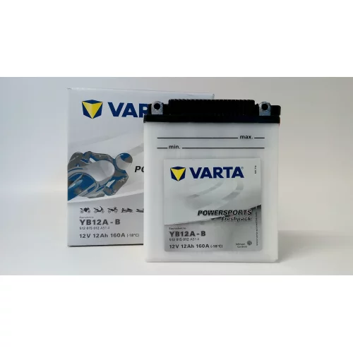 AKUMULATOR VARTA MOTOCYKLOWY YB12A-B 12V 12AH 160A