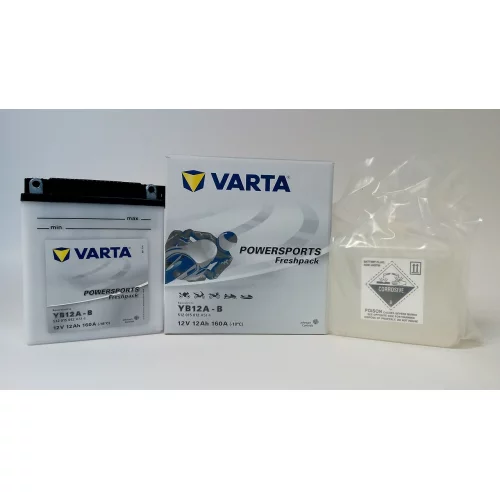 AKUMULATOR VARTA MOTOCYKLOWY YB12A-B 12V 12AH 160A