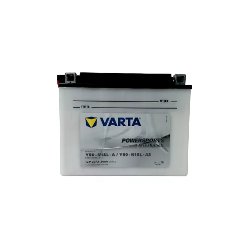 AKUMULATOR VARTA MOTOCYKLOWY Y50-N18L-A/Y50-N18L-A2 12V 20AH 260A AKUMULATOR VARTA MOTOCYKLOWY Y50-N18L-A/Y50-N18L-A2 12V 20AH 260A