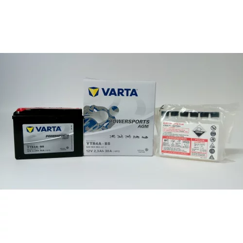 AKUMULATOR VARTA MOTOCYKLOWY AGM YTR4A-BS 12V 2.3AH 30A