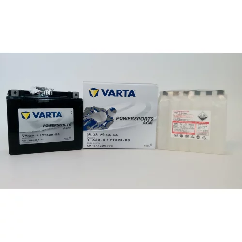 AKUMULATOR VARTA MOTOCYKLOWY AGM YTX20-BS 12V 18AH 250A