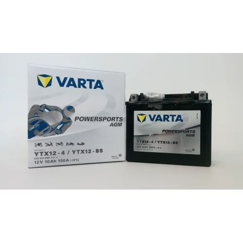 AKUMULATOR VARTA MOTOCYKLOWY AGM YTX12-BS/TX12-BS 12V 10AH 150A