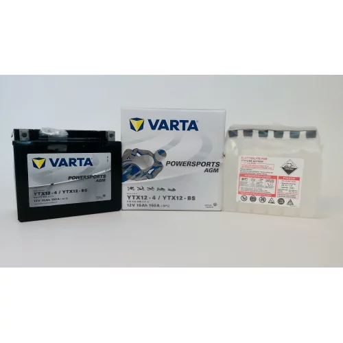 AKUMULATOR VARTA MOTOCYKLOWY AGM YTX12-BS/TX12-BS 12V 10AH 150A