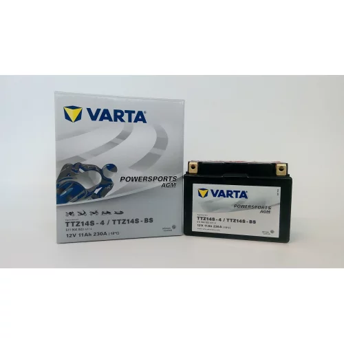 AKUMULATOR VARTA MOTOCYKLOWY AGM TTZ14S-BS/TZ14S-BS 12V 11AH 230A