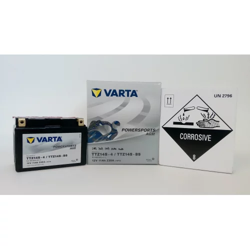 AKUMULATOR VARTA MOTOCYKLOWY AGM TTZ14S-BS/TZ14S-BS 12V 11AH 230A