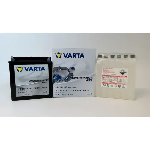 AKUMULATOR VARTA MOTOCYKLOWY AGM YTX16-BS-1 12V 14AH 210A