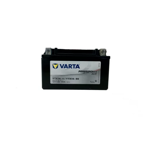 AKUMULATOR VARTA MOTOCYKLOWY AGM YTX7A-BS/TX7A-BS 12V 6AH 105A