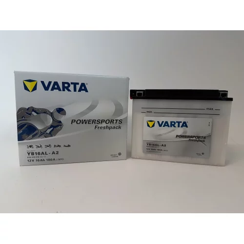 AKUMULATOR VARTA MOTOCYKLOWY YB16AL-A2 12V 16AH 180A