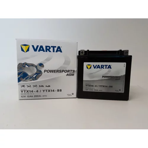 AKUMULATOR VARTA MOTOCYKLOWY AGM YTX14-BS/TX14-BS 12V 12AH 200A
