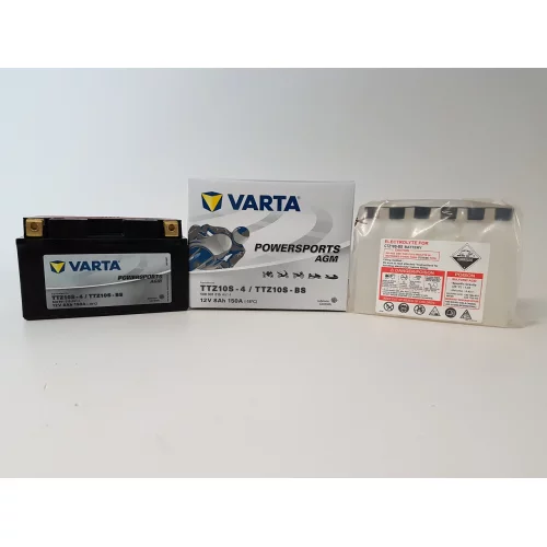 AKUMULATOR VARTA MOTOCYKLOWY AGM TTZ10S-BS/TZ10S-BS 12V 8AH 150A