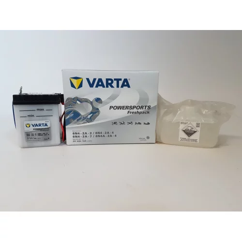 AKUMULATOR VARTA MOTOCYKLOWY 6N4-2A-4 6V 4AH 10A AKUMULATOR VARTA MOTOCYKLOWY 6N4-2A-4 6V 4AH 10A