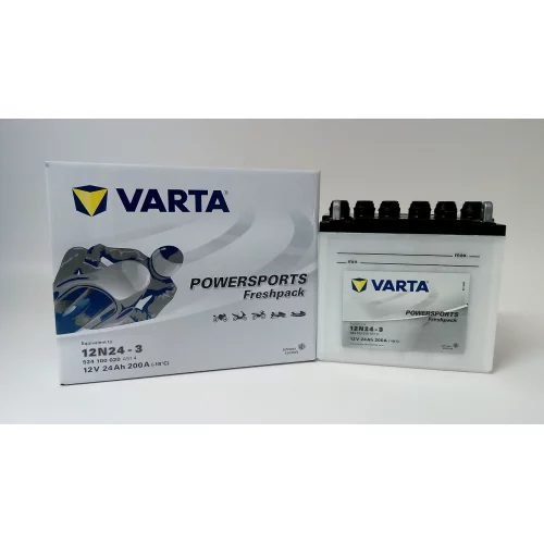 AKUMULATOR VARTA KOSIARKA/MOTOCYKL 12N24-3 12V 24AH 200A