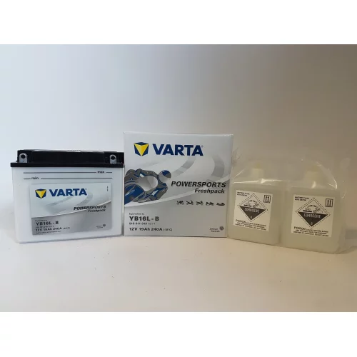AKUMULATOR VARTA MOTOCYKLOWY YB16L-B 12V 19AH 240A