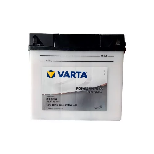 AKUMULATOR VARTA MOTOCYKLOWY 51814 12V 18AH 240A AKUMULATOR VARTA MOTOCYKLOWY 51814 12V 18AH 240A