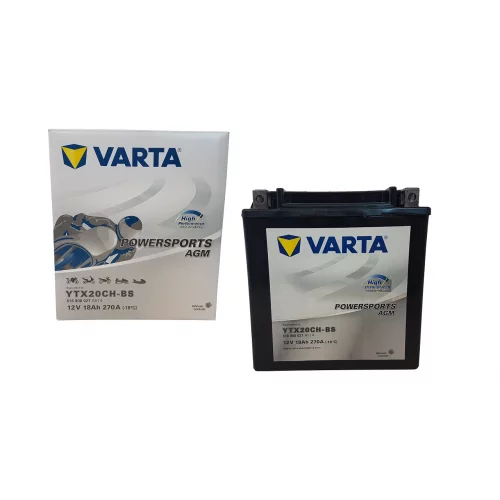 AKUMULATOR VARTA MOTOCYKLOWY YTX20CH-BS 12V 18AH 270A AKUMULATOR VARTA MOTOCYKLOWY YTX20CH-BS 12V 18AH 270A