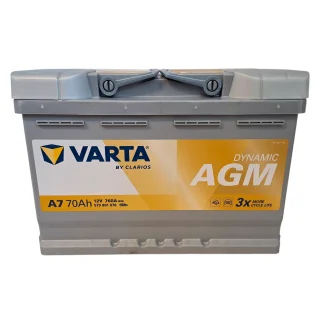 AKUMULATOR VARTA SILVER AGM START-STOP  70AH 760A
