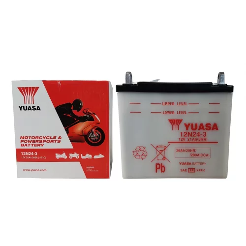 AKUMULATOR YUASA KOSIARKA/MOTOCYKL 12N24-3 12V 26AH