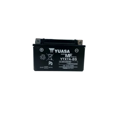 AKUMULATOR YUASA MOTOCYKLOWY YTX7A-BS 12V 6Ah