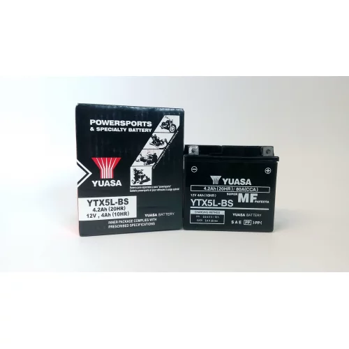 AKUMULATOR YUASA MOTOCYKLOWY YTX5L-BS 12V 4Ah AKUMULATOR YUASA MOTOCYKLOWY YTX5L-BS 12V 4Ah