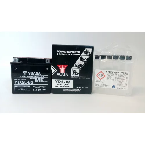 AKUMULATOR YUASA MOTOCYKLOWY YTX5L-BS 12V 4Ah AKUMULATOR YUASA MOTOCYKLOWY YTX5L-BS 12V 4Ah