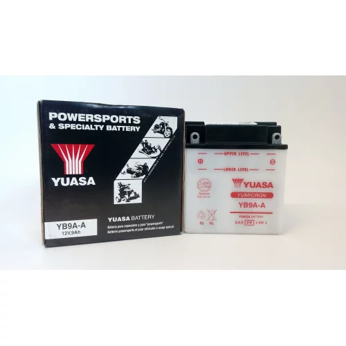 AKUMULATOR YUASA MOTOCYKLOWY YB9A-A 12V 9AH AKUMULATOR YUASA MOTOCYKLOWY YB9A-A 12V 9AH