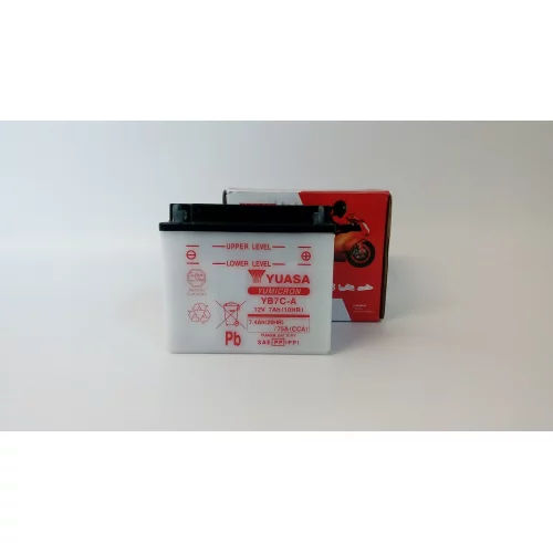AKUMULATOR YUASA MOTOCYKLOWY YB7C-A 12V 7AH