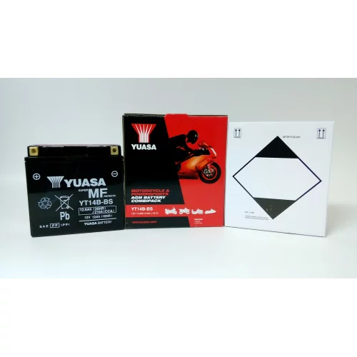 AKUMULATOR YUASA MOTOCYKLOWY YT14B-BS 12V 12Ah