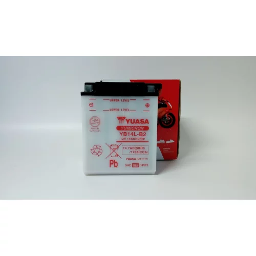 AKUMULATOR YUASA MOTOCYKLOWY YB14L-B2 12V 14Ah AKUMULATOR YUASA MOTOCYKLOWY YB14L-B2 12V 14Ah