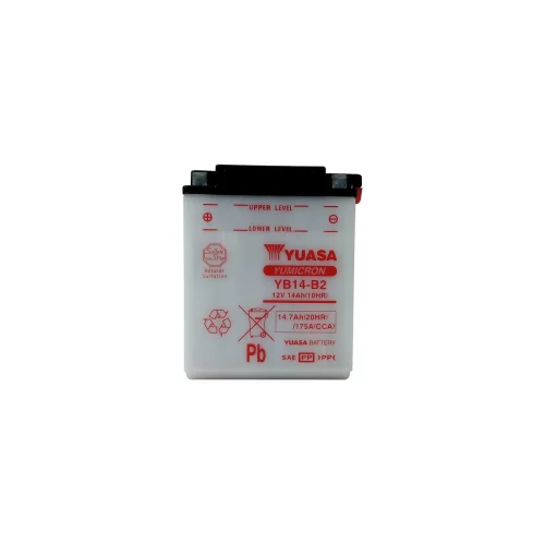 AKUMULATOR YUASA MOTOCYKLOWY YB14-B2 12V 14Ah AKUMULATOR YUASA MOTOCYKLOWY YB14-B2 12V 14Ah