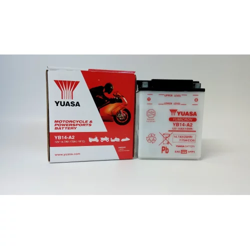 AKUMULATOR YUASA MOTOCYKLOWY YB14-A2 12V 14AH