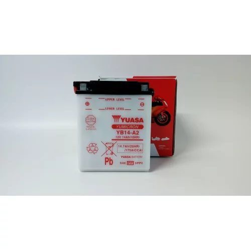 AKUMULATOR YUASA MOTOCYKLOWY YB14-A2 12V 14AH