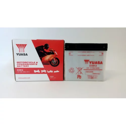 AKUMULATOR YUASA MOTOCYKLOWY 51913 12V 19AH AKUMULATOR YUASA MOTOCYKLOWY 51913 12V 19AH